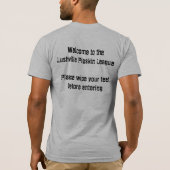Willkommen T-Shirt (Rückseite)