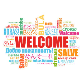 Willkommen T - Shirt der verschiedenen Sprachen