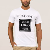 Willkommen-Team-Business-Event-Logo T-Shirt (Vorderseite)