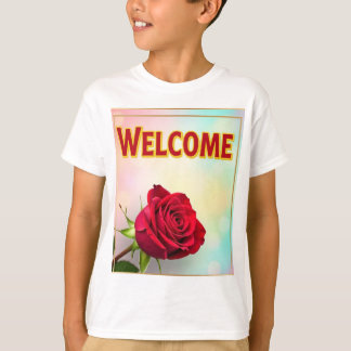 Willkommen und danke auf T SHIRTS