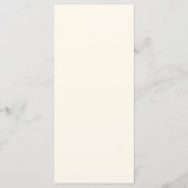 Willkommen und Danke, Hochzeitsdinner Dankeskarten Programm (Rückseite)
