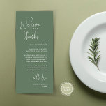 Willkommen und Danke, Platzierung Einstellungen Da Programm<br><div class="desc">Die perfekte Touch für Ihren Hochzeitsempfang - unsere elegante Hochzeitskarte mit dem Kartentitel "Welcome and danke"! Diese Karten sind so konzipiert, dass Sie jeden Gast an Ihrem besonderen Tag herzlich willkommen heißen. Sie sind der ideale Weg, um Ihren Tischen eine persönliche Touch hinzuzufügen. Diese Orts-Einstellungskarten sind einfach zu bedienen -...</div>