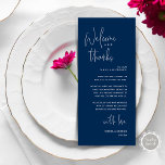 Willkommen und Danke, Platzierung Einstellungen Da Programm<br><div class="desc">Die perfekte Touch für Ihren Hochzeitsempfang - unsere elegante Hochzeitskarte mit dem Kartentitel "Welcome and danke"! Diese Karten sind so konzipiert, dass Sie jeden Gast an Ihrem besonderen Tag herzlich willkommen heißen. Sie sind der ideale Weg, um Ihren Tischen eine persönliche Touch hinzuzufügen. Diese Orts-Einstellungskarten sind einfach zu bedienen -...</div>