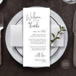 Willkommen und Danke, Platzierung Einstellungen Da Programm<br><div class="desc">Die perfekte Touch für Ihren Hochzeitsempfang - unsere elegante Hochzeitskarte mit dem Kartentitel "Welcome and danke"! Diese Karten sind so konzipiert, dass Sie jeden Gast an Ihrem besonderen Tag herzlich willkommen heißen. Sie sind der ideale Weg, um Ihren Tischen eine persönliche Touch hinzuzufügen. Diese Orts-Einstellungskarten sind einfach zu bedienen -...</div>