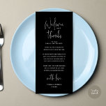 Willkommen und Danke, Platzierung Einstellungen Da Programm<br><div class="desc">Die perfekte Touch für Ihren Hochzeitsempfang - unsere elegante Hochzeitskarte mit dem Kartentitel "Welcome and danke"! Diese Karten sind so konzipiert, dass Sie jeden Gast an Ihrem besonderen Tag herzlich willkommen heißen. Sie sind der ideale Weg, um Ihren Tischen eine persönliche Touch hinzuzufügen. Diese Orts-Einstellungskarten sind einfach zu bedienen -...</div>