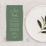Willkommen und Danke, Platzierung Einstellungen Da Programm<br><div class="desc">Die perfekte Touch für Ihren Hochzeitsempfang - unsere elegante Hochzeitskarte mit dem Kartentitel "Welcome and danke"! Diese Karten sind so konzipiert, dass Sie jeden Gast an Ihrem besonderen Tag herzlich willkommen heißen. Sie sind der ideale Weg, um Ihren Tischen eine persönliche Touch hinzuzufügen. Diese Orts-Einstellungskarten sind einfach zu bedienen -...</div>