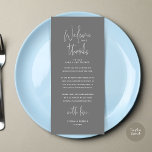 Willkommen und Danke, Platzierung Einstellungen Da Programm<br><div class="desc">Die perfekte Touch für Ihren Hochzeitsempfang - unsere elegante Hochzeitskarte mit dem Kartentitel "Welcome and danke"! Diese Karten sind so konzipiert, dass Sie jeden Gast an Ihrem besonderen Tag herzlich willkommen heißen. Sie sind der ideale Weg, um Ihren Tischen eine persönliche Touch hinzuzufügen. Diese Orts-Einstellungskarten sind einfach zu bedienen -...</div>