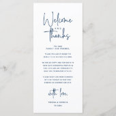 Willkommen und Danke, Platzierung Einstellungen Da Programm (Vorderseite)