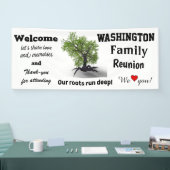 Willkommen und Dankes- für das Beachten Banner (Messe)