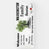 Willkommen und Dankes- für das Beachten Banner (Vertikal)