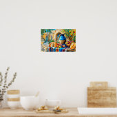 Willkommen und Ruhe Poster (Küche)