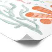 Willkommen unter den Meermädchen am 1. Geburtstag Poster (Ecke)