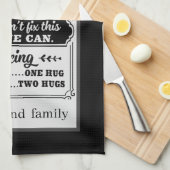 Willkommen Vaters Garage Freunde und Familie Geschirrtuch (Viertel Falte)