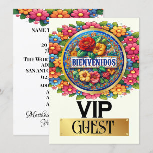 WILLKOMMEN VIP-Gästeladung Einladung