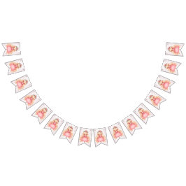 Willkommen Watercolor Pink Prinzessin Geburtstagsp Wimpelkette