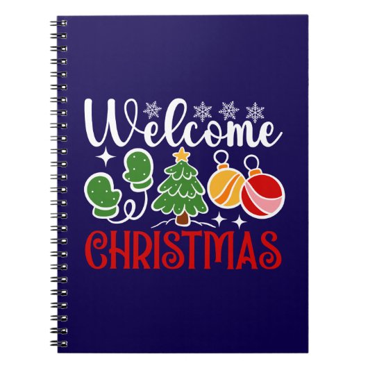 Willkommen Weihnachten 23758 Notizblock (Vorderseite)