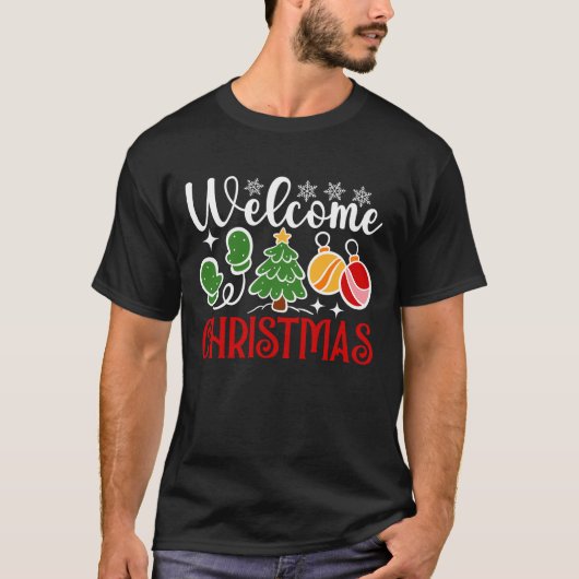 Willkommen Weihnachten 23758 T-Shirt (Vorderseite)