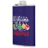 Willkommen Weihnachten-63758 Flachmann (Links)