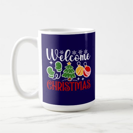 Willkommen Weihnachten-63758 Kaffeetasse (Links)