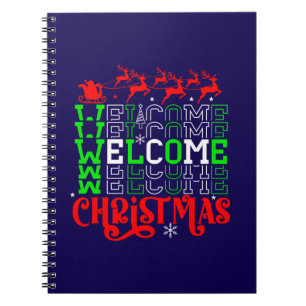 Willkommen Weihnachten-84767 Notizblock