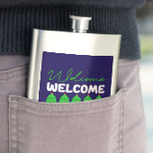 Willkommen Weihnachten-85600 Flachmann (Beispiel)