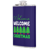 Willkommen Weihnachten-85600 Flachmann (Links)