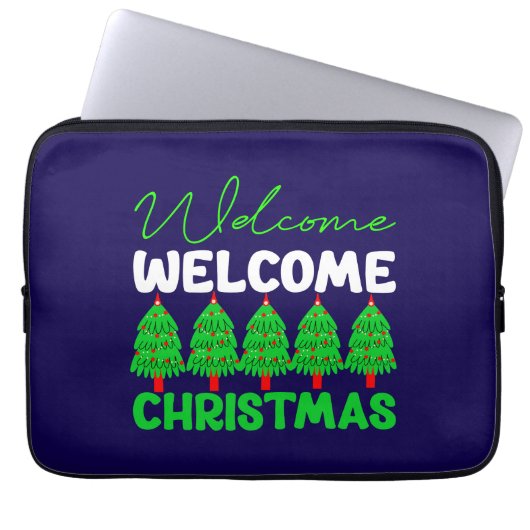 Willkommen Weihnachten-85600 Laptopschutzhülle (Vorderseite)