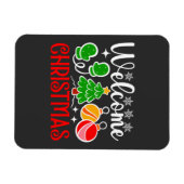 Willkommen Weihnachten Magnet (Horizontal)