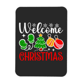 Willkommen Weihnachten Magnet