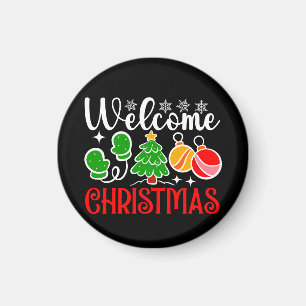 Willkommen Weihnachten Magnet