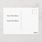 Willkommen Weihnachten Postkarte (Rückseite)