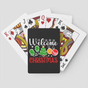 Willkommen Weihnachten Spielkarten