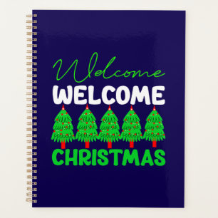Willkommen Weihnachtsbaum Feiertagsdesign-85600 Planer