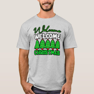 Willkommen Weihnachtsbaum Feiertagsdesign-85600 T-Shirt