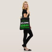 Willkommen Weihnachtsbaum Feiertagsdesign-85600 Tasche (Am Model)