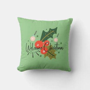Willkommen Weihnachtskissen/ Kissen