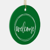 Willkommen - Weihnachtsschmuck (Rechts)