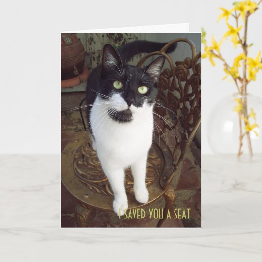 WILLKOMMEN WIEDER ZUHAUSE CARD KARTE (Gelbe Blume)