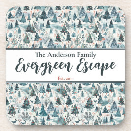 Willkommen Winter Getränkeuntersetzer