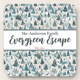 Willkommen Winter Getränkeuntersetzer