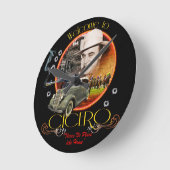 Willkommen zu Cicero Runde Wanduhr (Winkel)