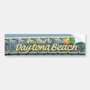 Willkommen zu Daytona Beach Autoaufkleber