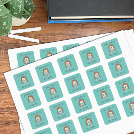 Willkommen zu den Aufklebern für den Igel der drit Quadratischer Aufkleber