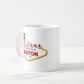 Willkommen zu Denton, Texas! Kaffeetasse (Vorderseite Links)