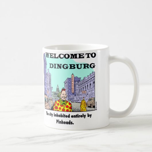 Willkommen zu Dingburg #2 Kaffeetasse (Rechts)