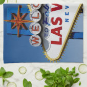 Willkommen zu fabelhaftem historischem Zeichen Las Handtuch (Gefaltet)