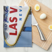 Willkommen zu fabelhaftem historischem Zeichen Las Handtuch (Viertel Falte)