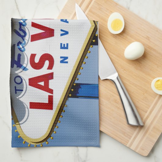 Willkommen zu fabelhaftem historischem Zeichen Las Handtuch (Viertel Falte)