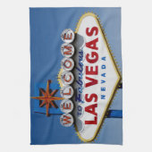 Willkommen zu fabelhaftem historischem Zeichen Las Handtuch (Vertikal)