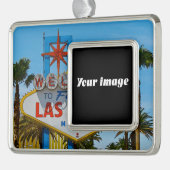 Willkommen zu fabelhaftem - Ihr Bild Rahmen-Ornament Silber (Links)